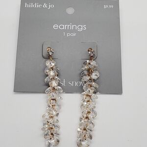 Hildie and Jo First Snow Dangle Earrings